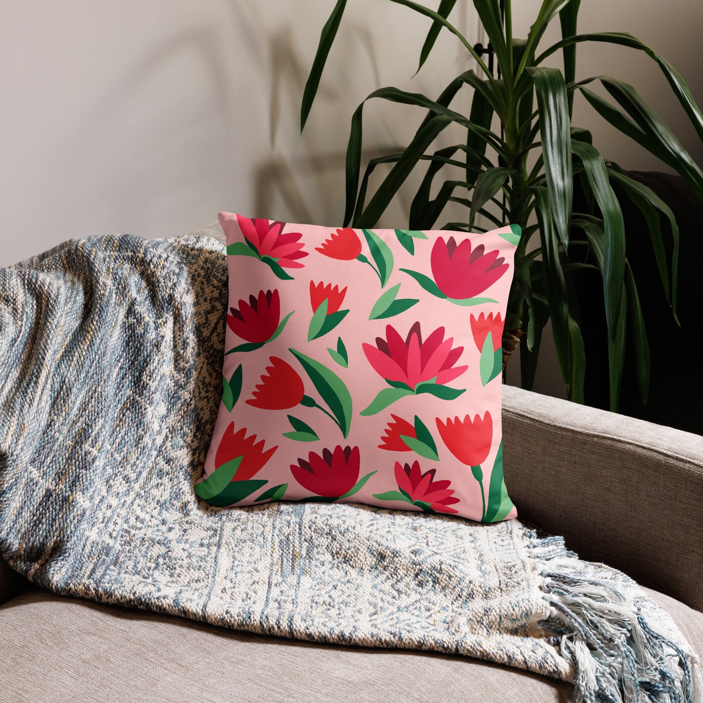 Spring Flowers Pillow