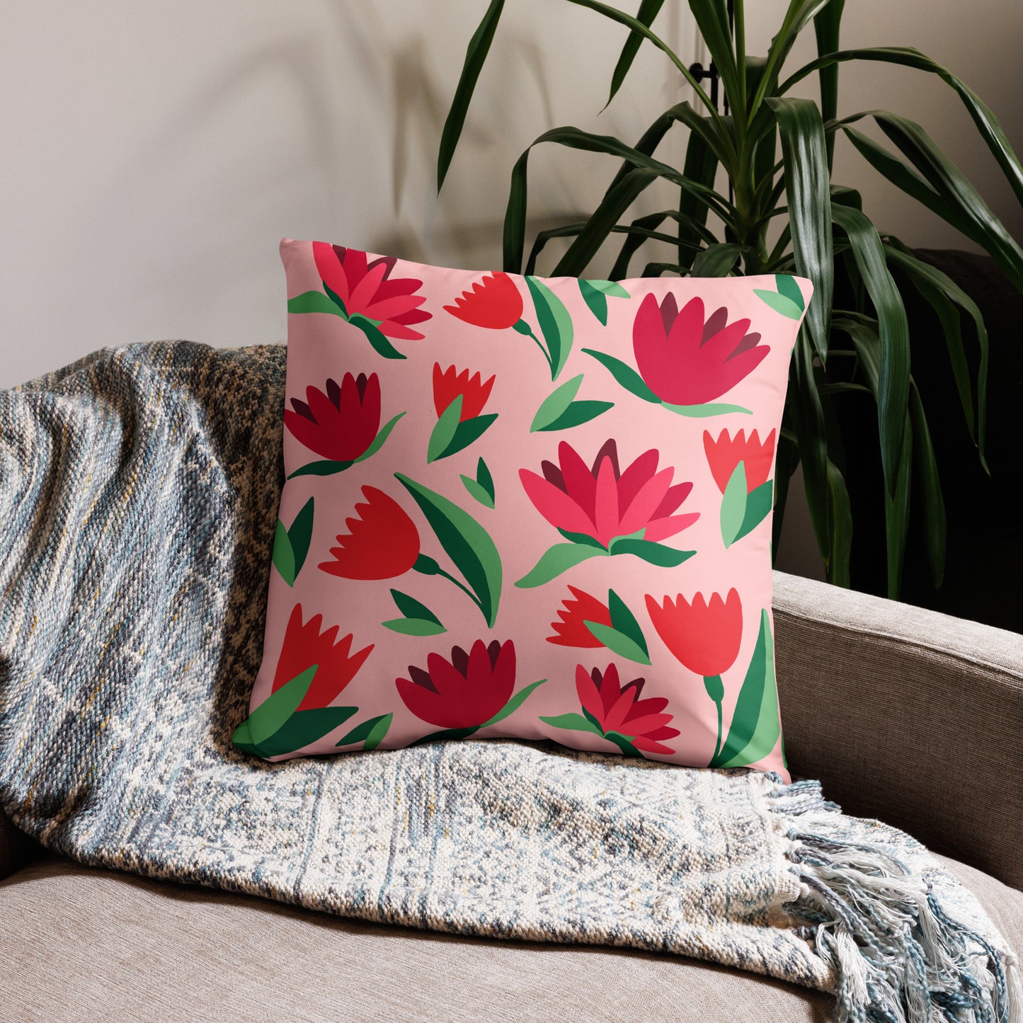 Spring Flowers Pillow