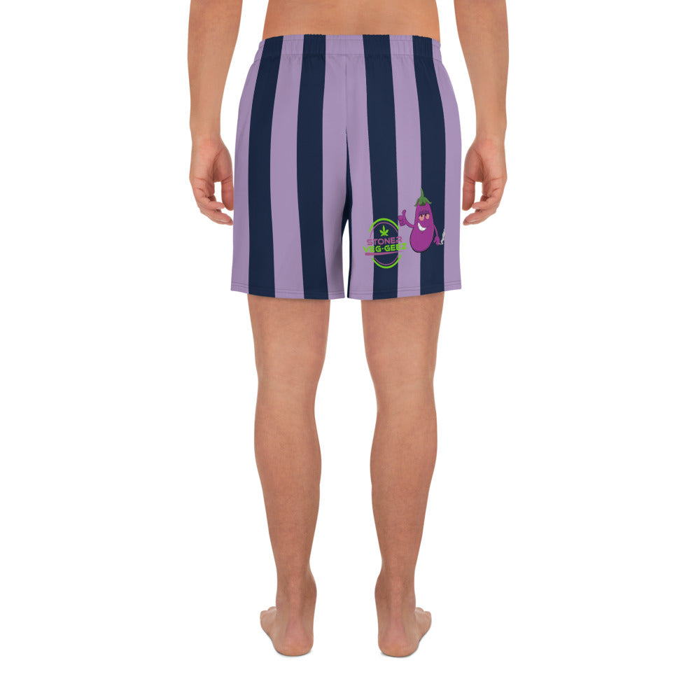 Stoner Veg-geez Eggplant Recycled Athletic Shorts