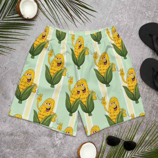 Stoner-Veg-geez Corn Recycled Athletic Shorts