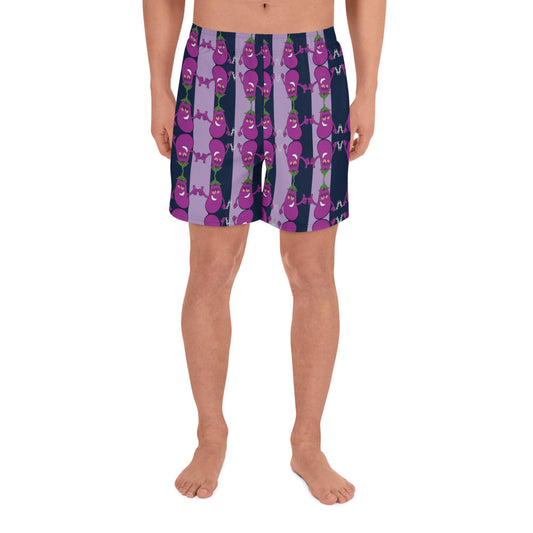 Stoner Veg-geez Eggplant Recycled Athletic Shorts