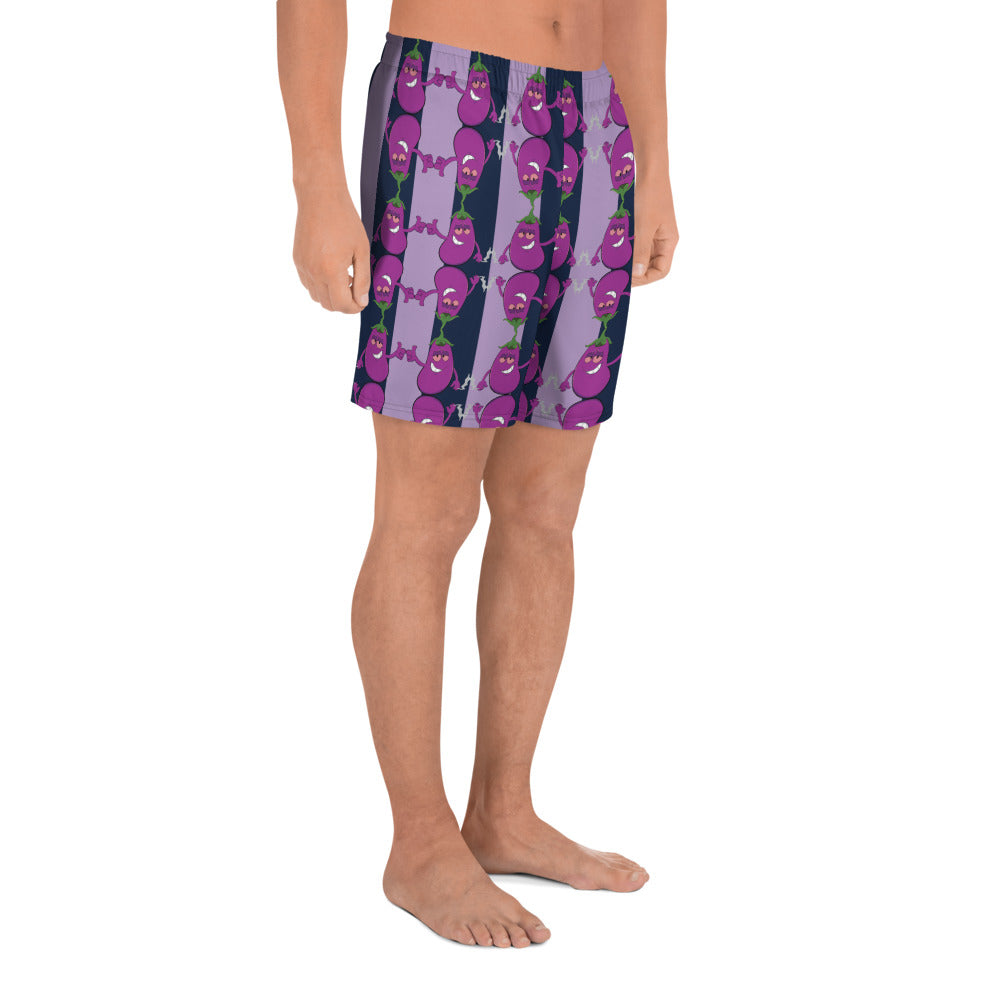 Stoner Veg-geez Eggplant Recycled Athletic Shorts