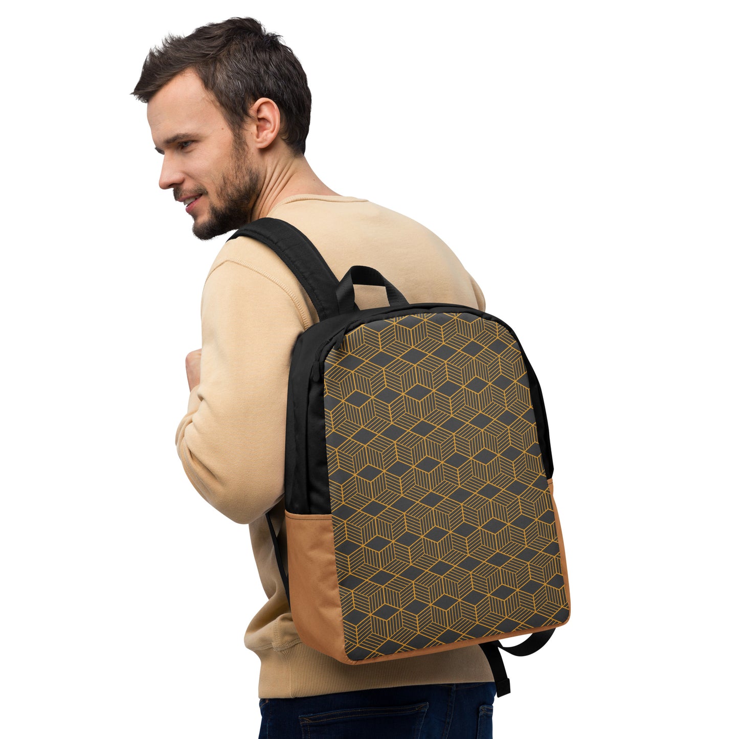 Geometric Minimalist Backpack