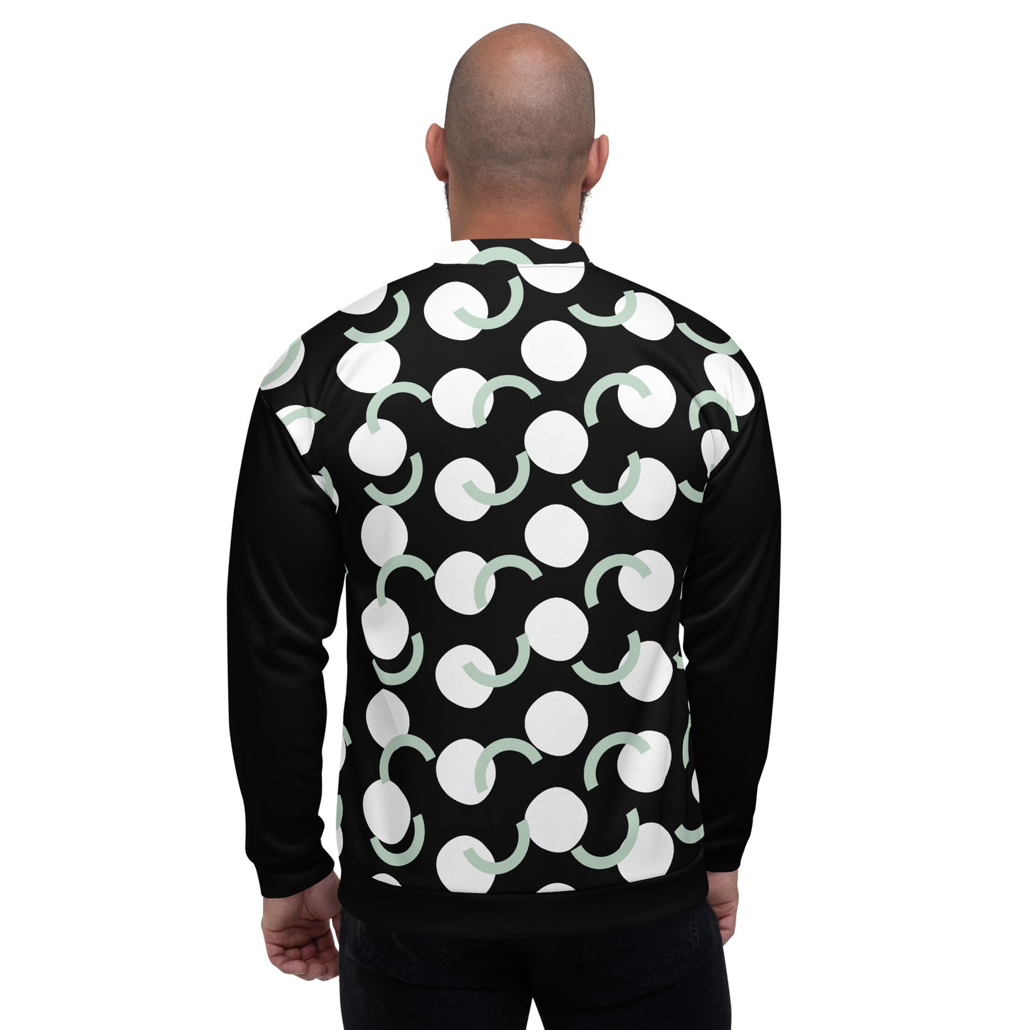 Geo Circle Unisex Bomber Jacket