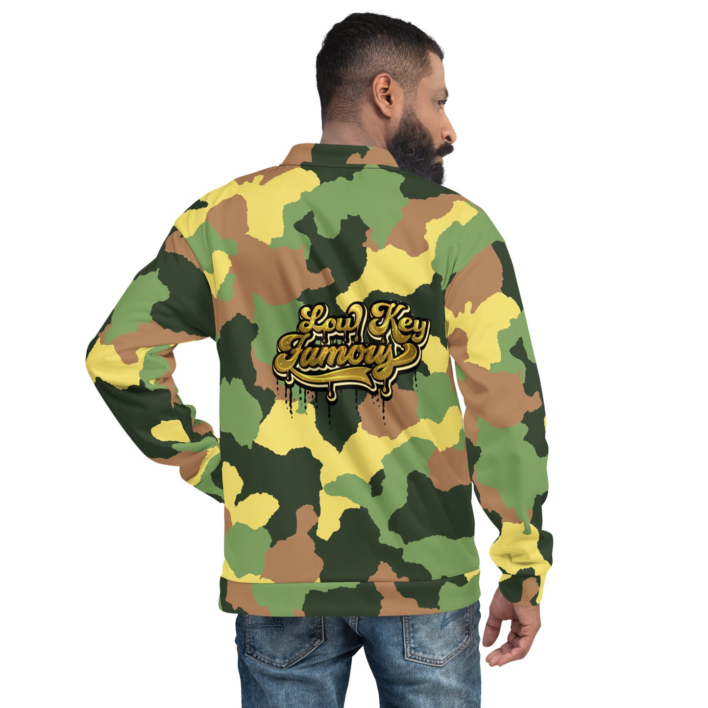 Low Key Camo Unisex Bomber Jacket