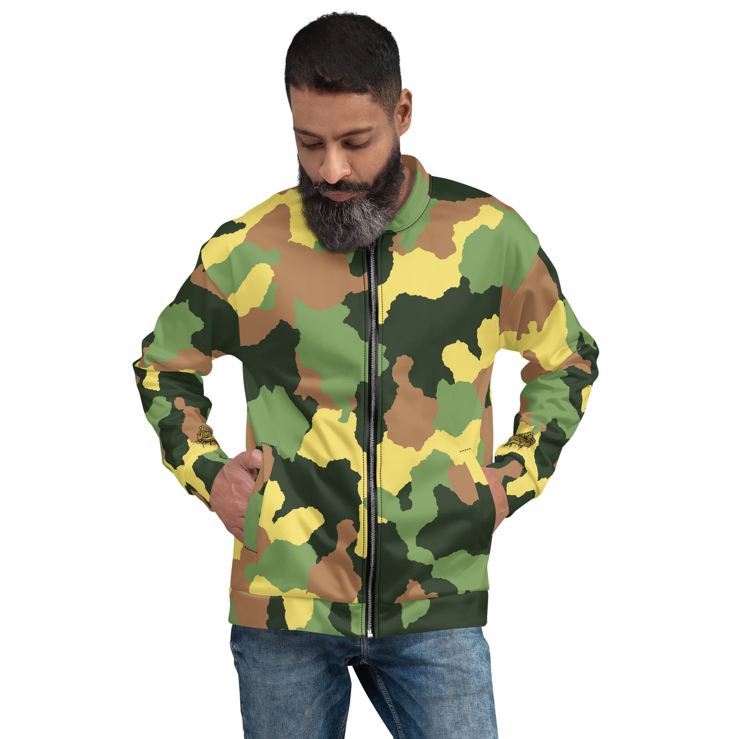 Low Key Camo Unisex Bomber Jacket