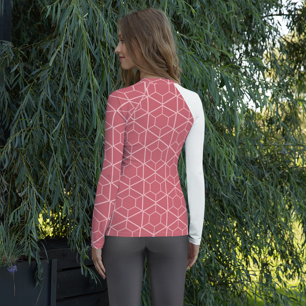 Geometric  Rash Guard