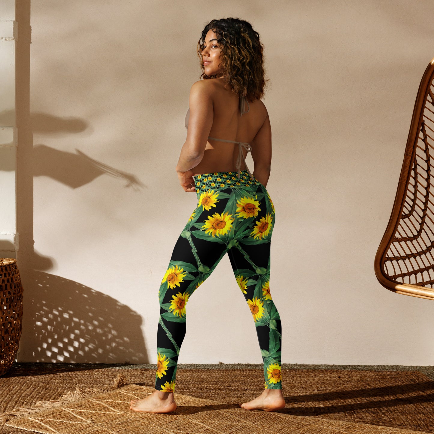 SunFlower Yoga Leggings