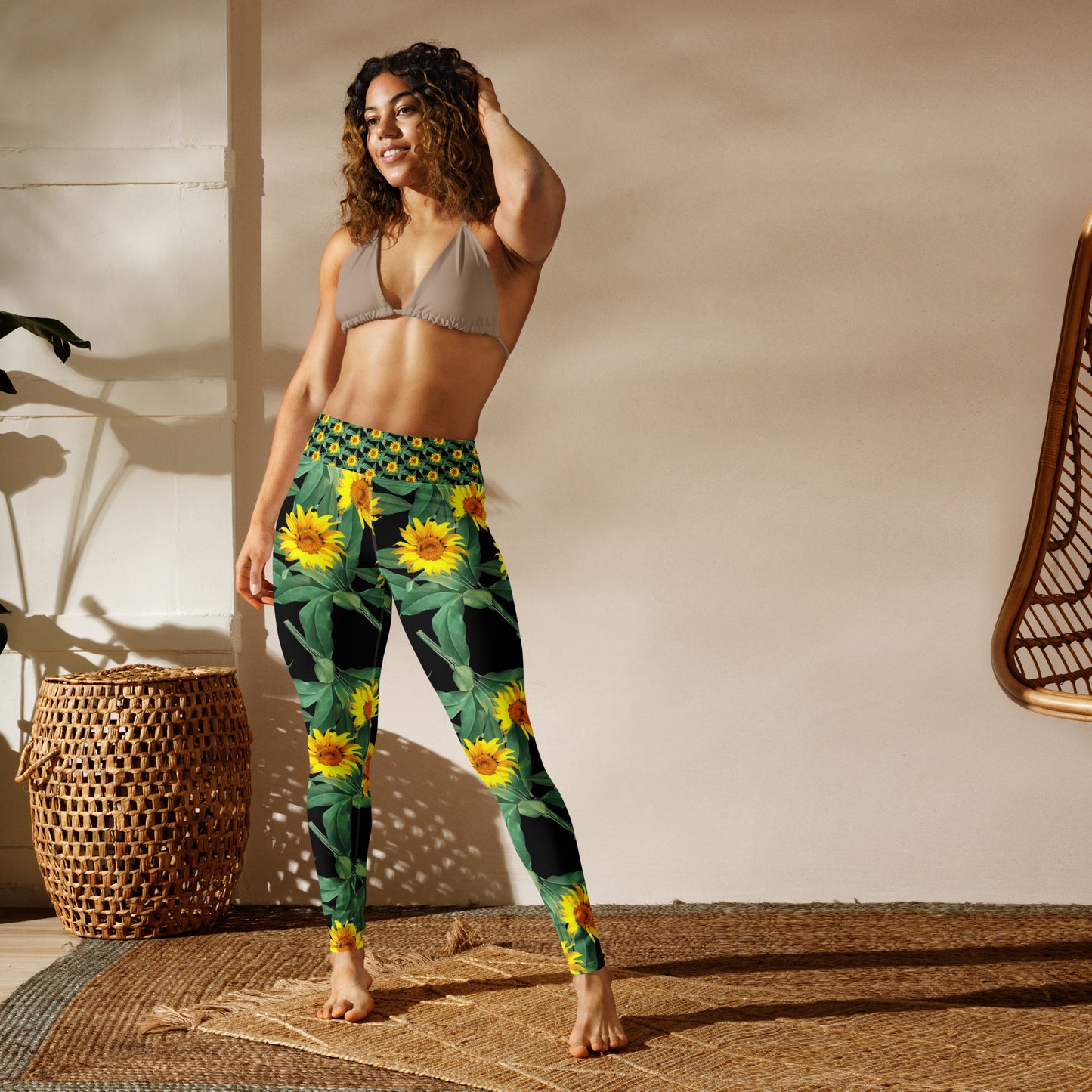 SunFlower Yoga Leggings