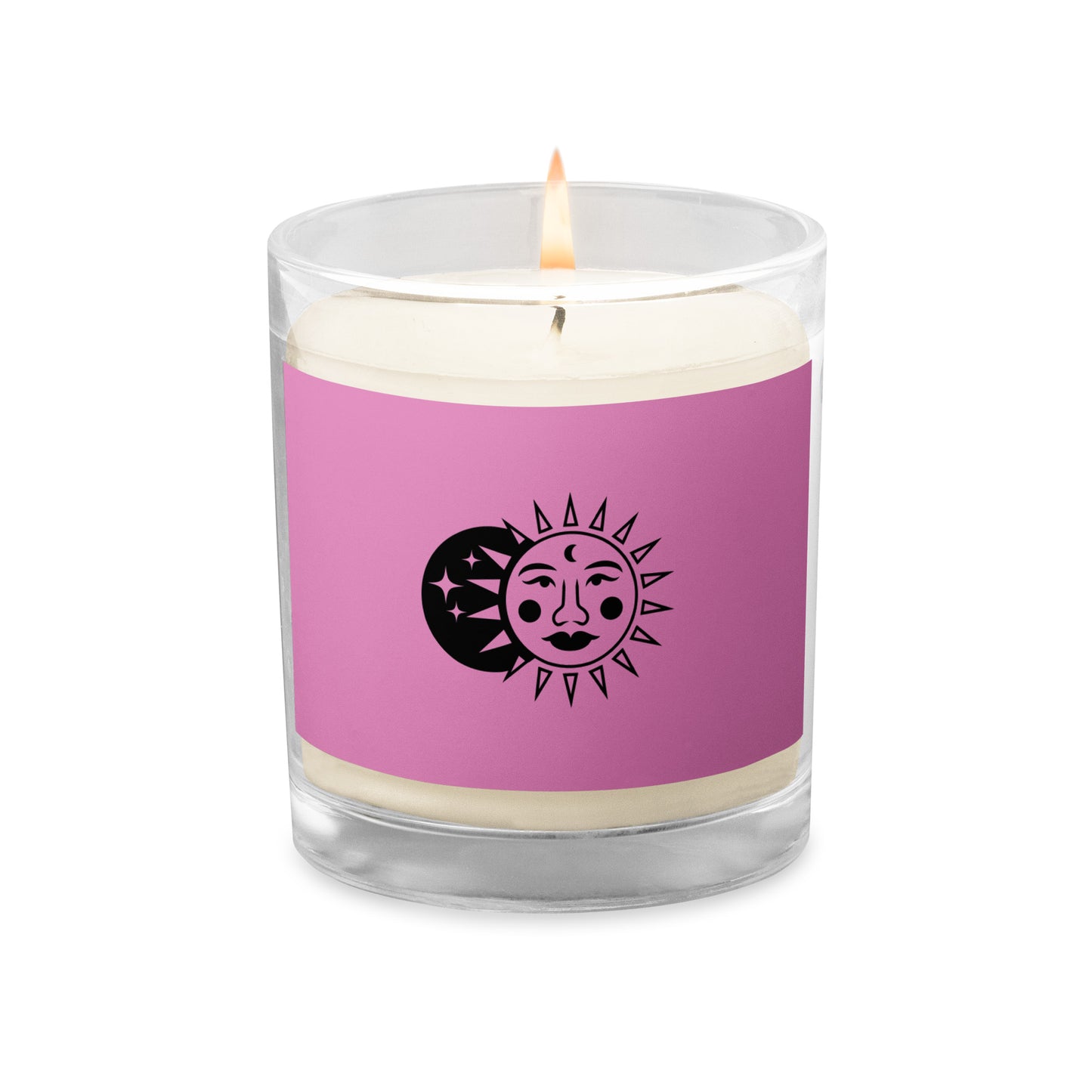 Sun Moon Glass Jar Soy Wax Candle