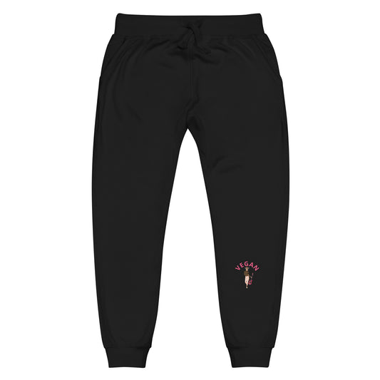 Vegan Guitar Unisex Fleece Sweatpants