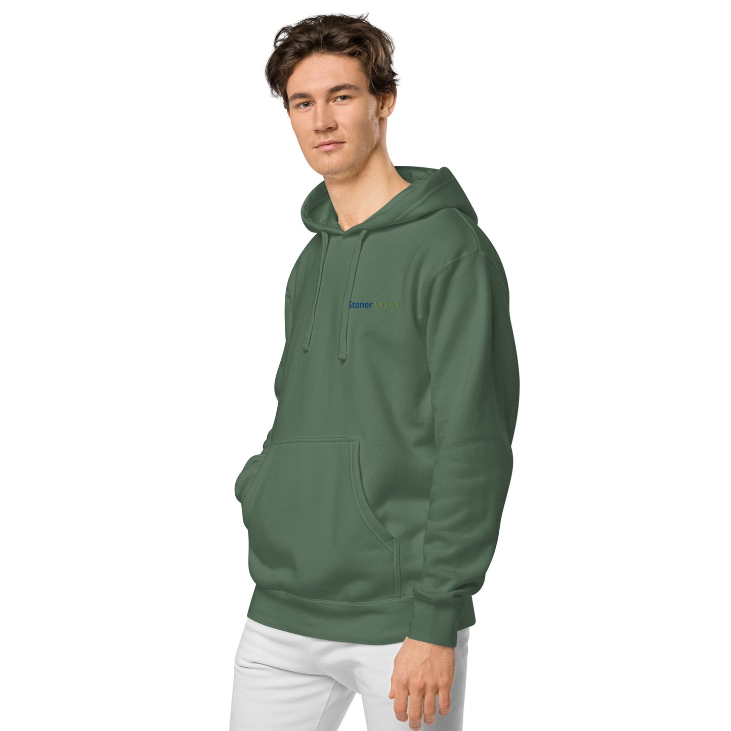 Unisex Stoner Vegan Pigment-Dyed Hoodie