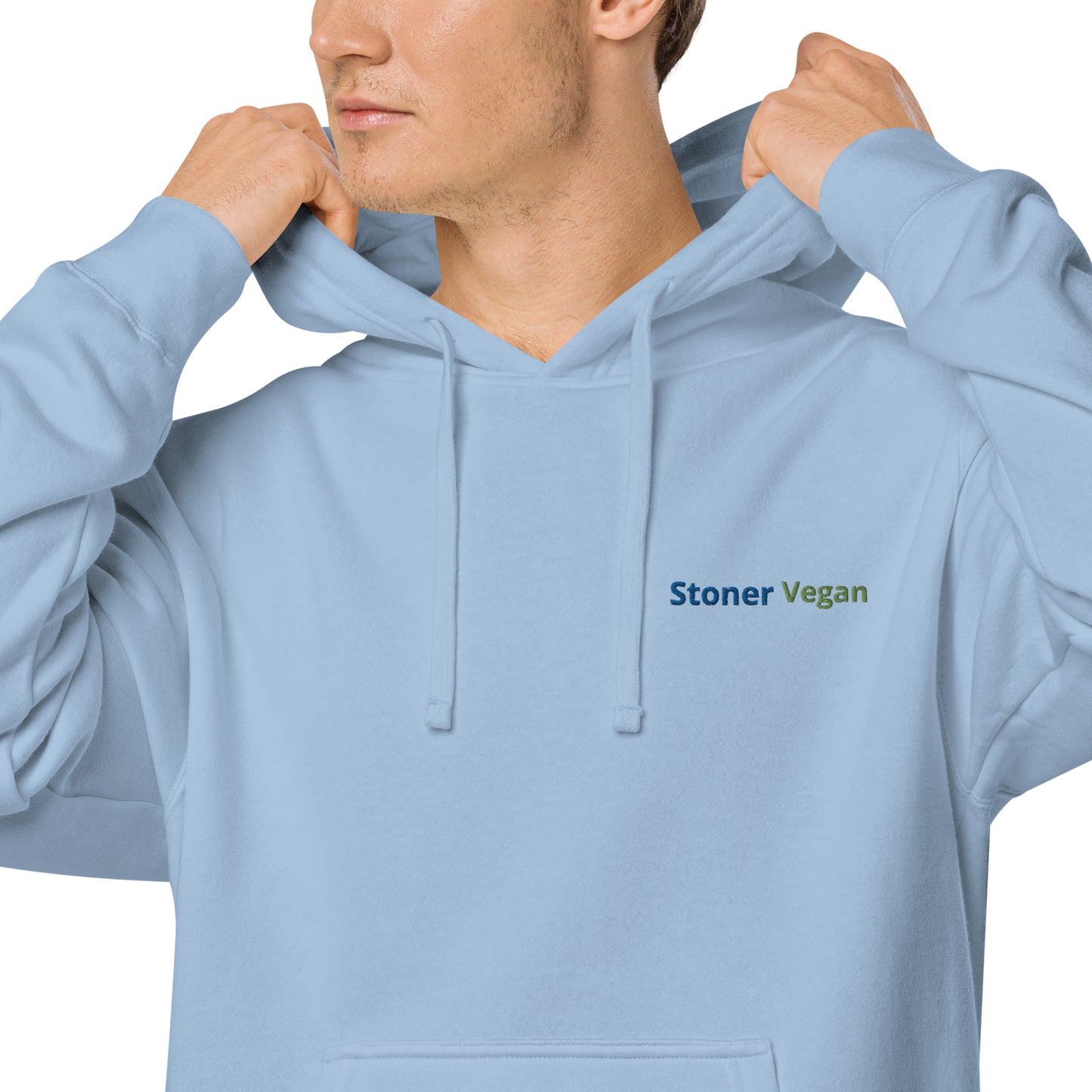 Unisex Stoner Vegan Pigment-Dyed Hoodie