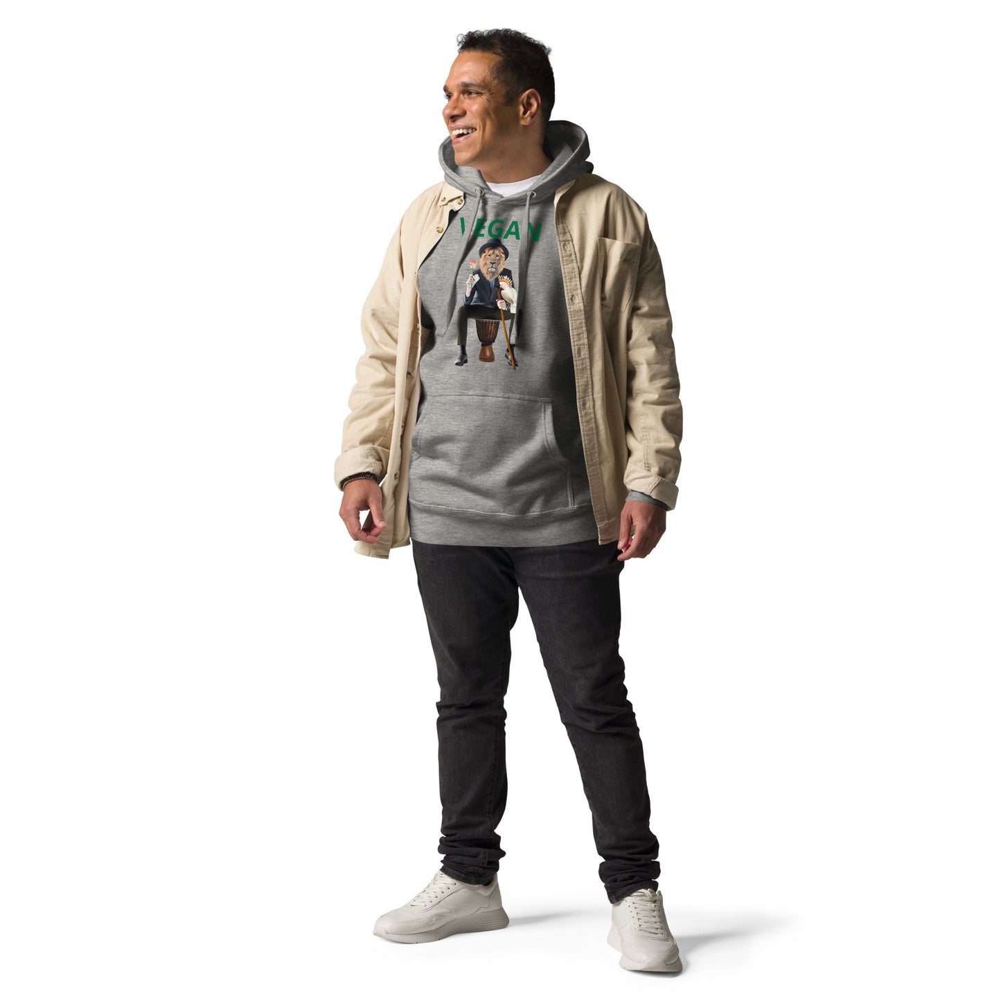 Vegan Lion Unisex Hoodie