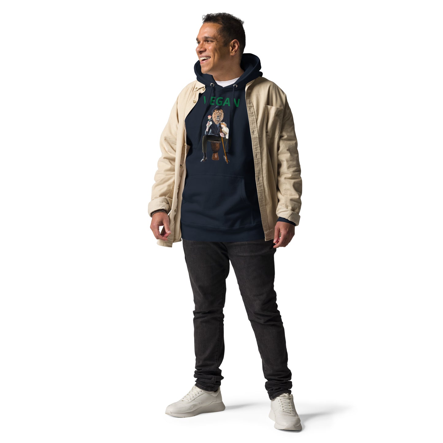 Vegan Lion Unisex Hoodie