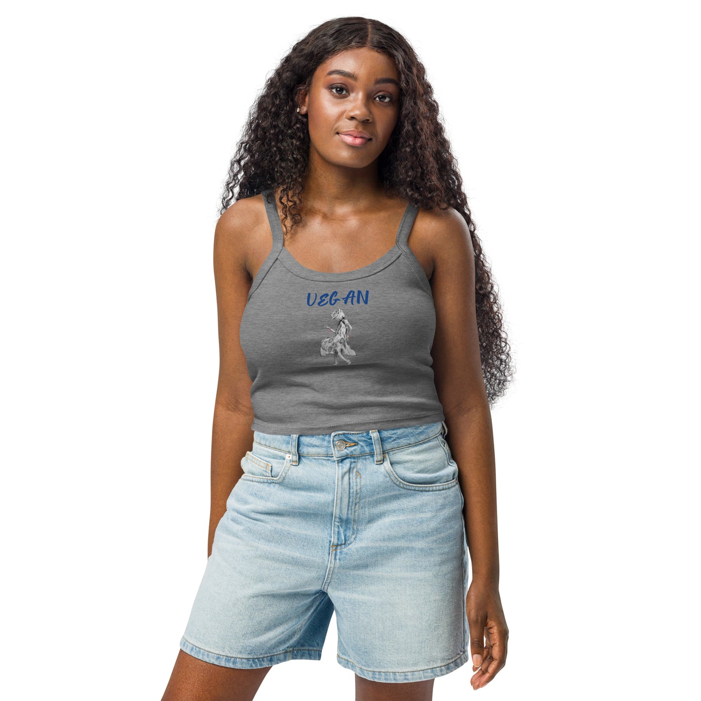 Women’s Vegan Micro-Rib Tank Top