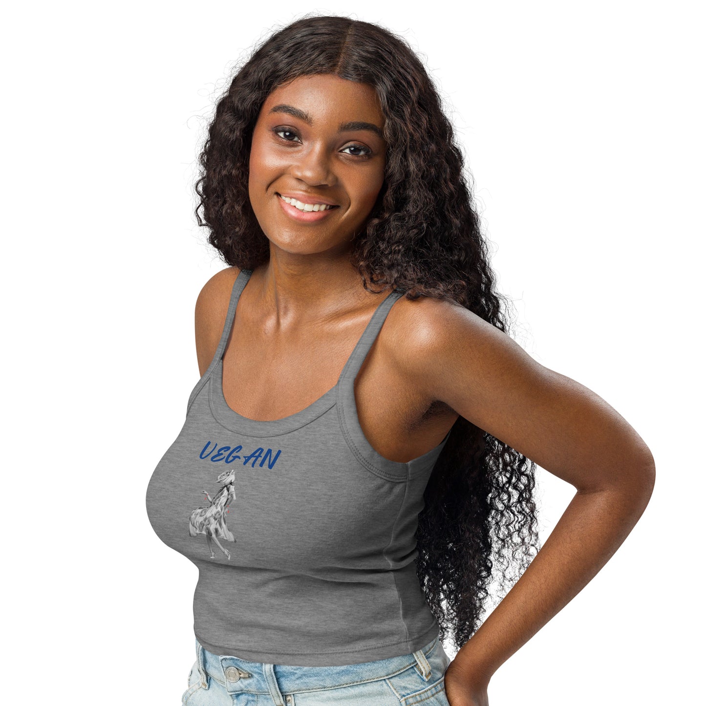 Women’s Vegan Micro-Rib Tank Top
