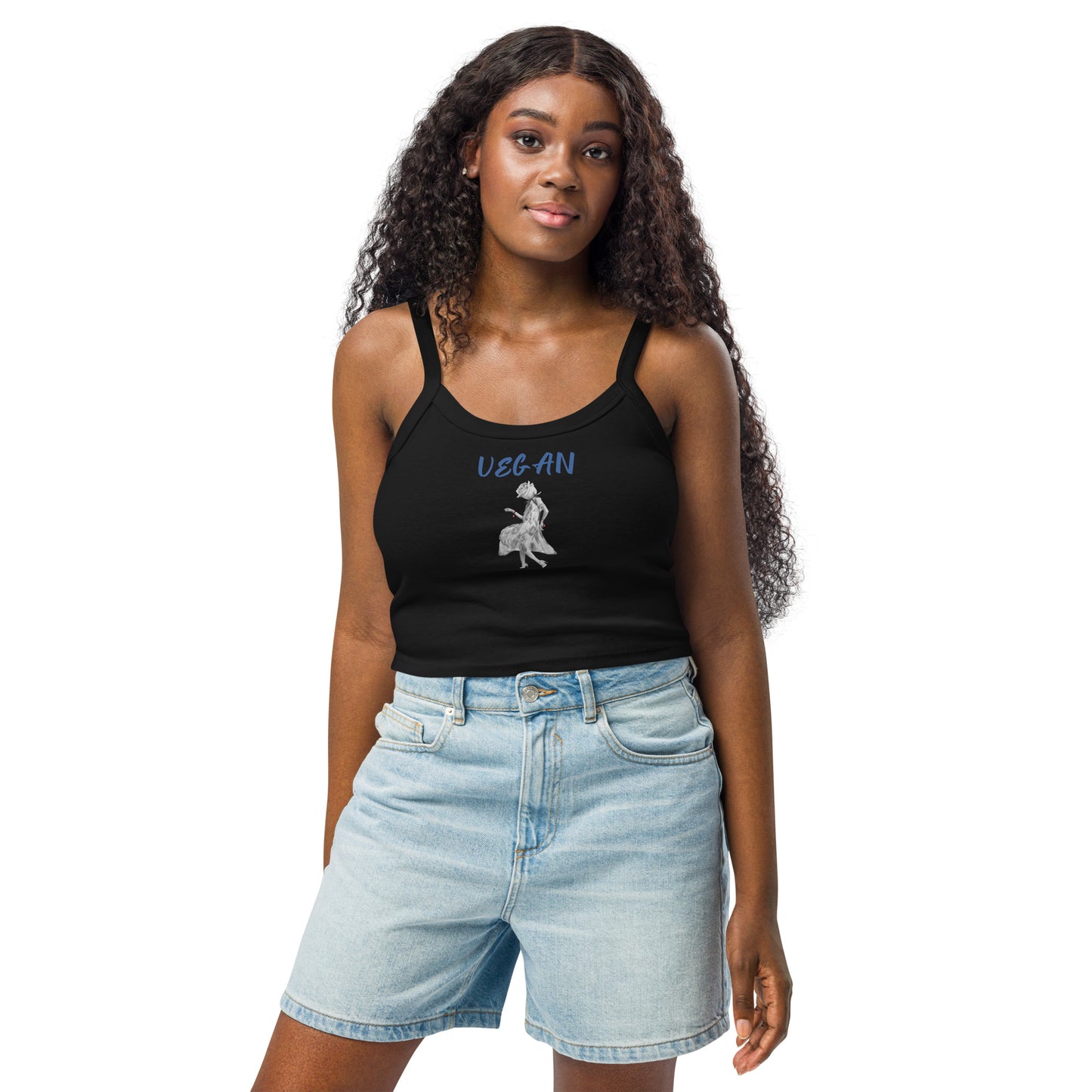 Women’s Vegan Micro-Rib Tank Top