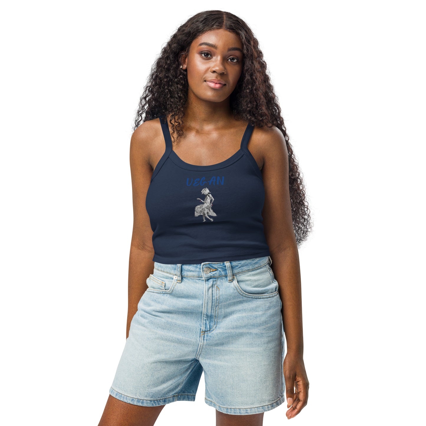 Women’s Vegan Micro-Rib Tank Top
