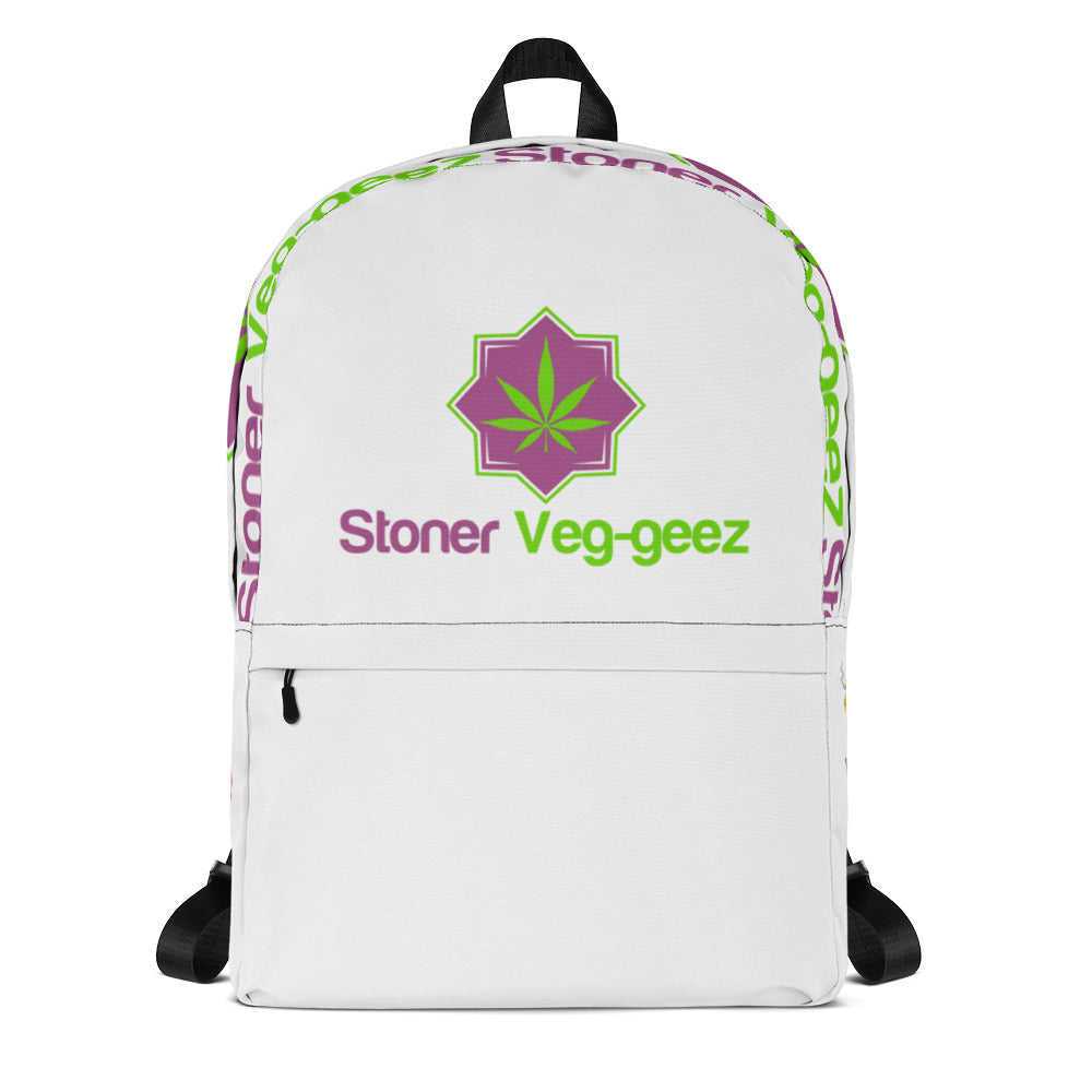 White Stoner Veg-geez Backpack