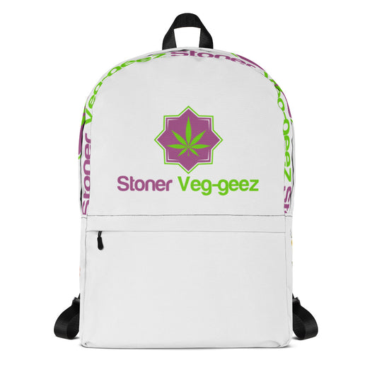 White Stoner Veg-geez Backpack