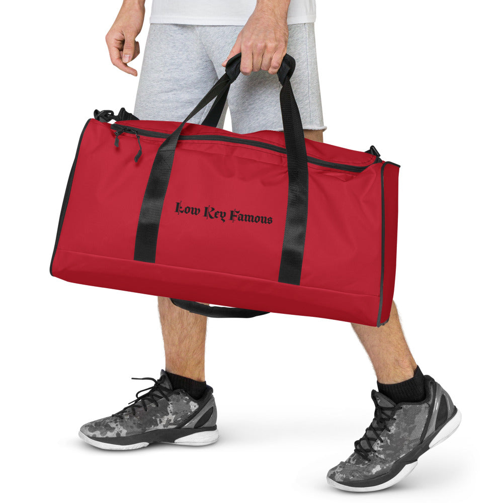 Red Low Key Famous Duffle bag