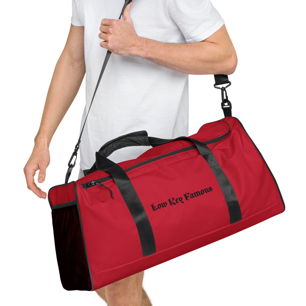 Red Low Key Famous Duffle bag