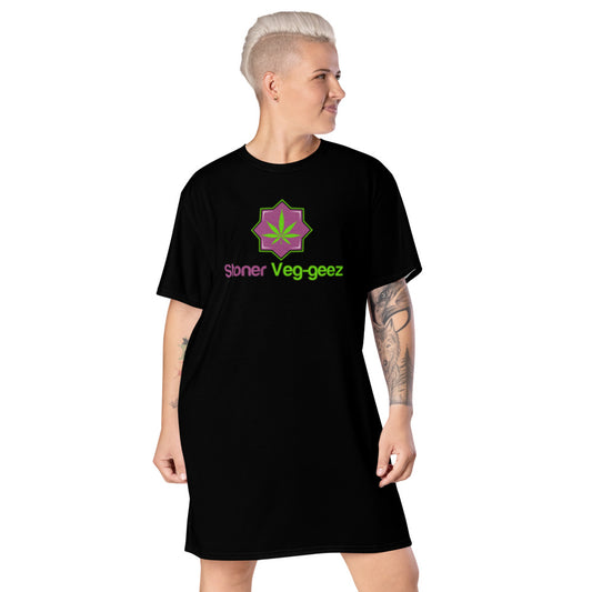 Stoner Veg-geez T-Shirt Dress