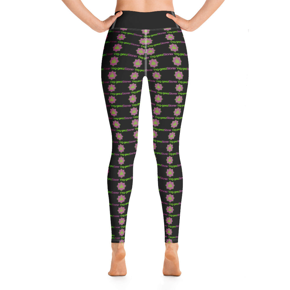 Stoner Veg-geez Yoga Leggings