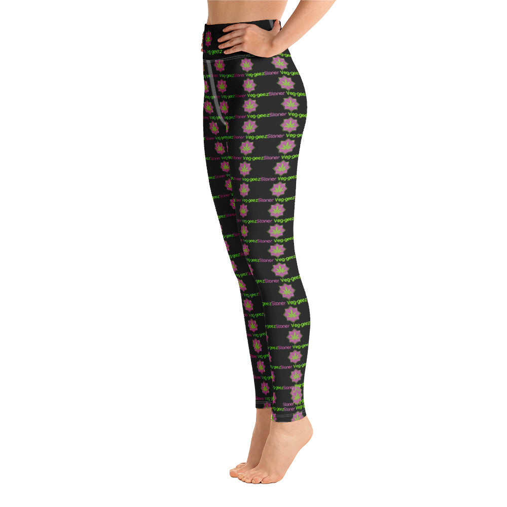 Stoner Veg-geez Yoga Leggings