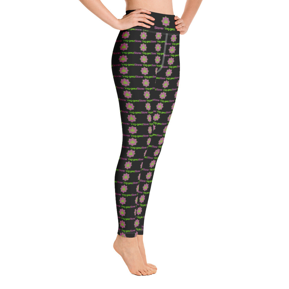 Stoner Veg-geez Yoga Leggings