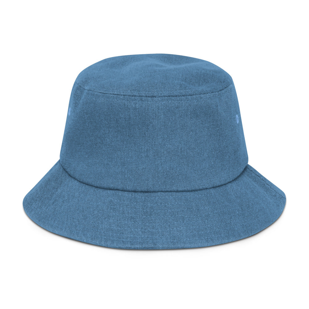 Low Key Famous Denim bucket hat