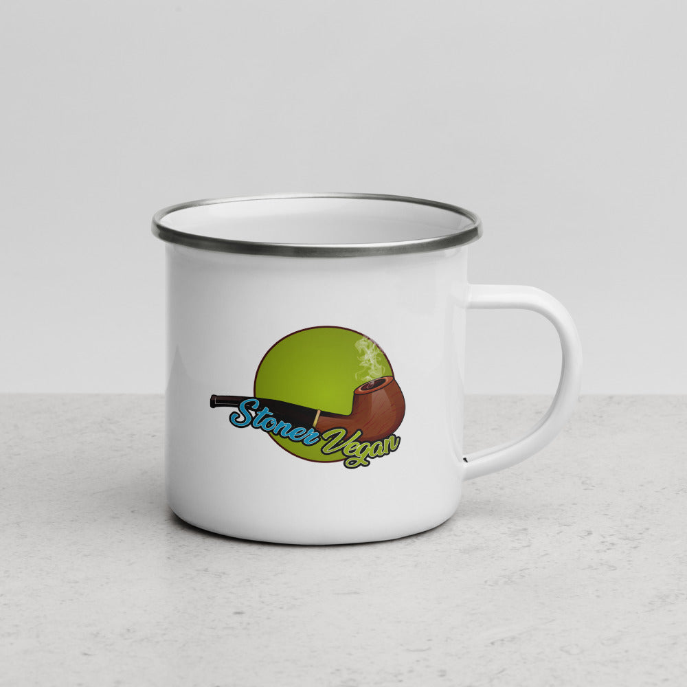 Stoner Vegan Enamel Mug