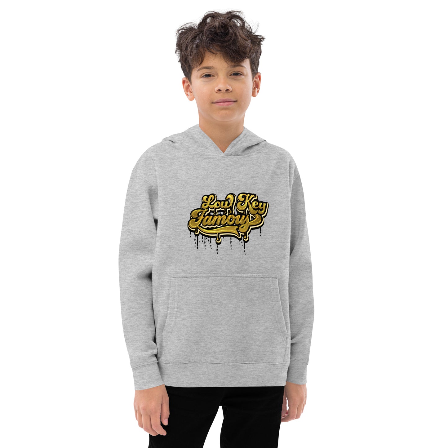 Low Key Famous Kids Fleece Hoodie