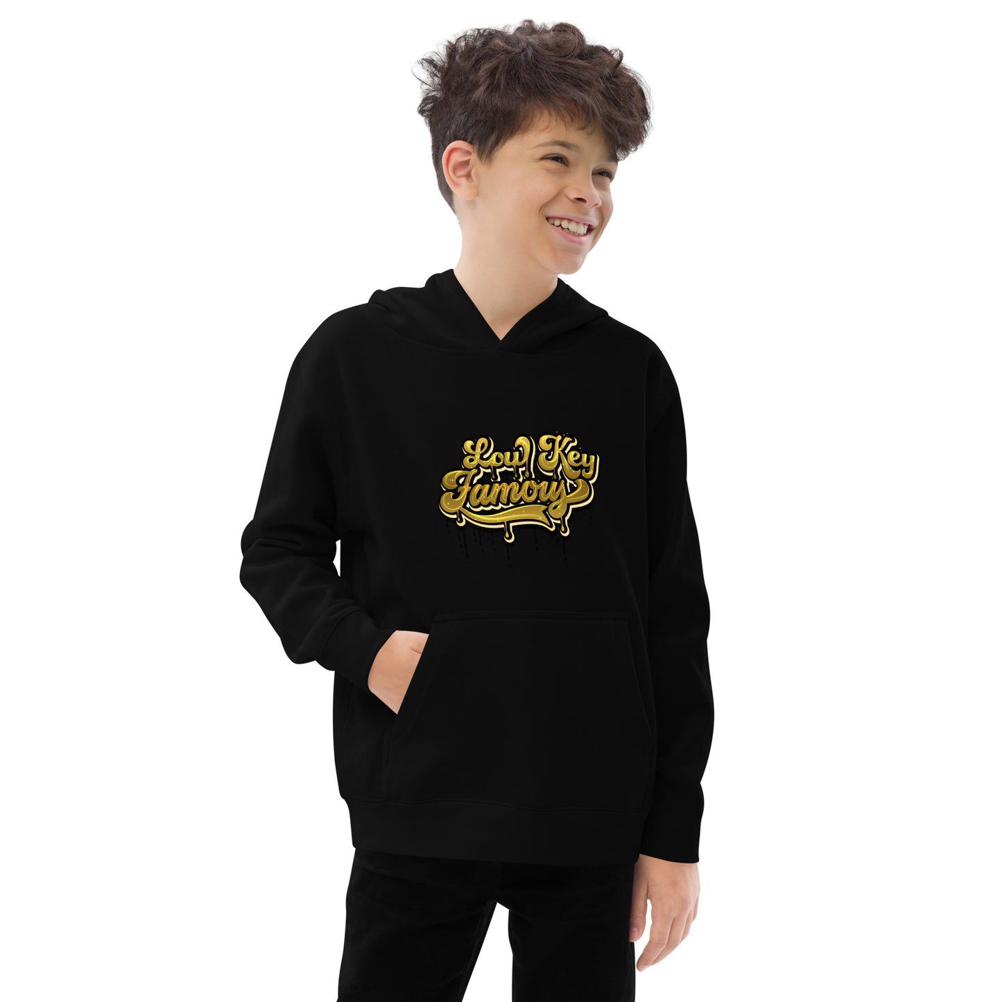 Low Key Famous Kids Fleece Hoodie