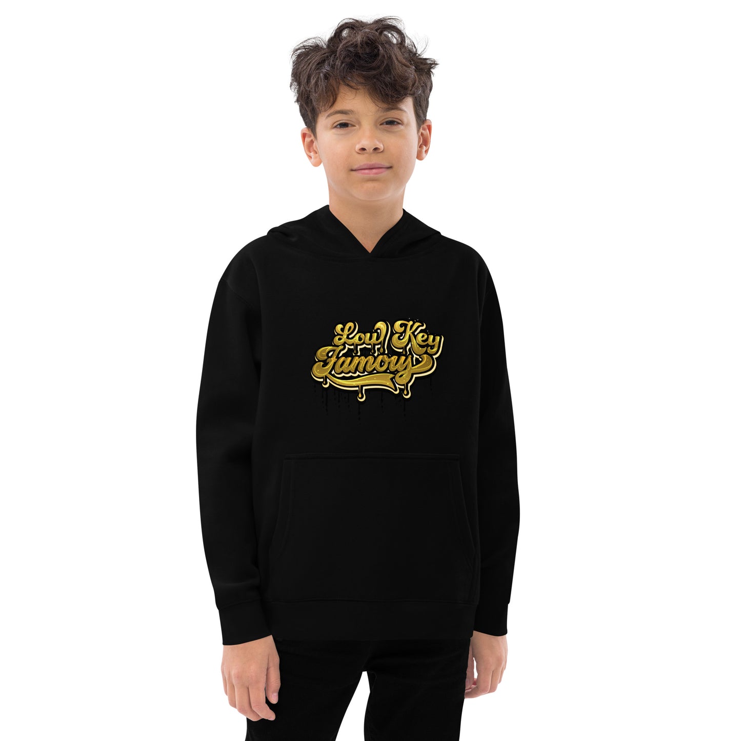 Low Key Famous Kids Fleece Hoodie