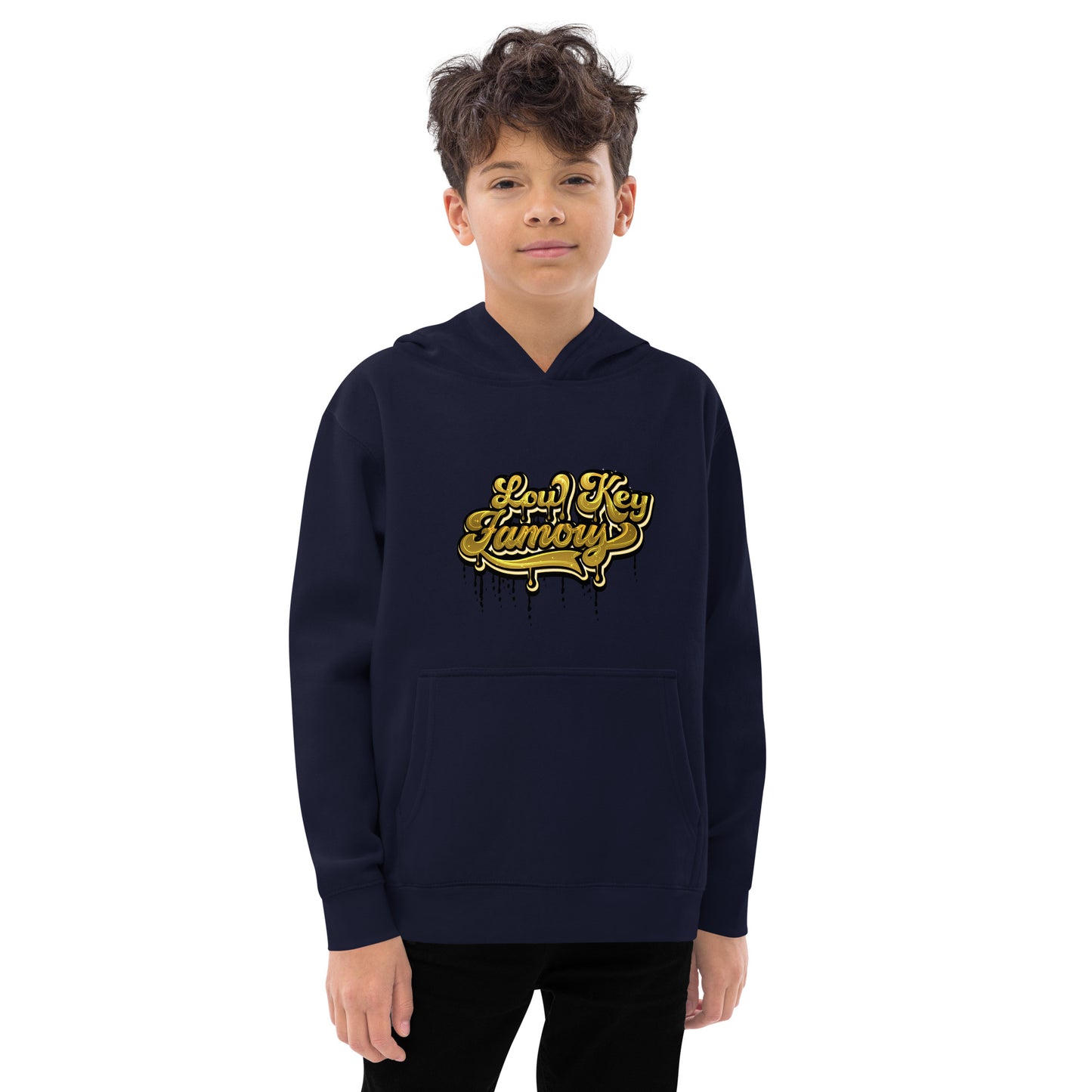 Low Key Famous Kids Fleece Hoodie