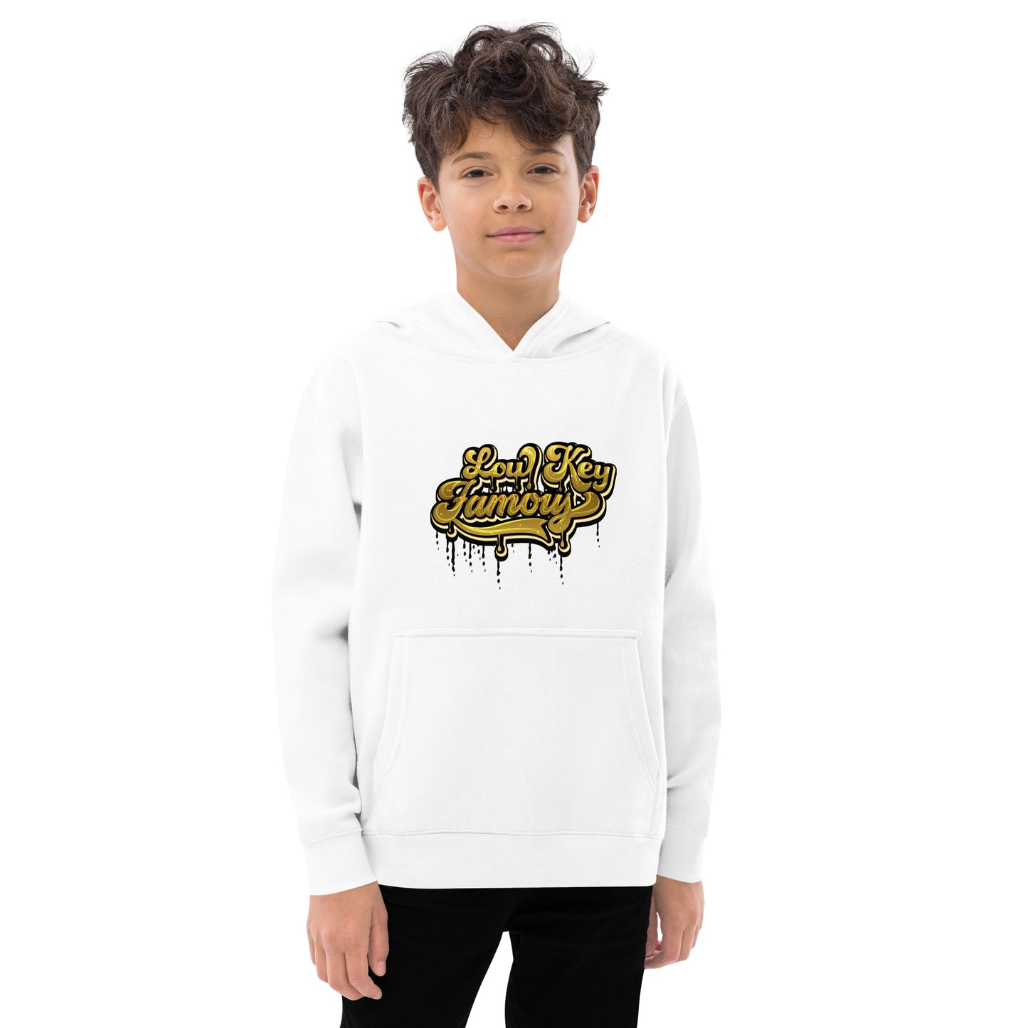 Low Key Famous Kids Fleece Hoodie