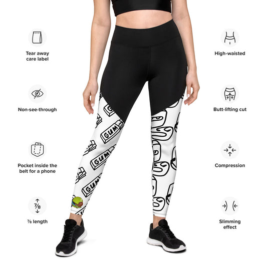 Stoner Vegan 90's Inspired Sports Leggings