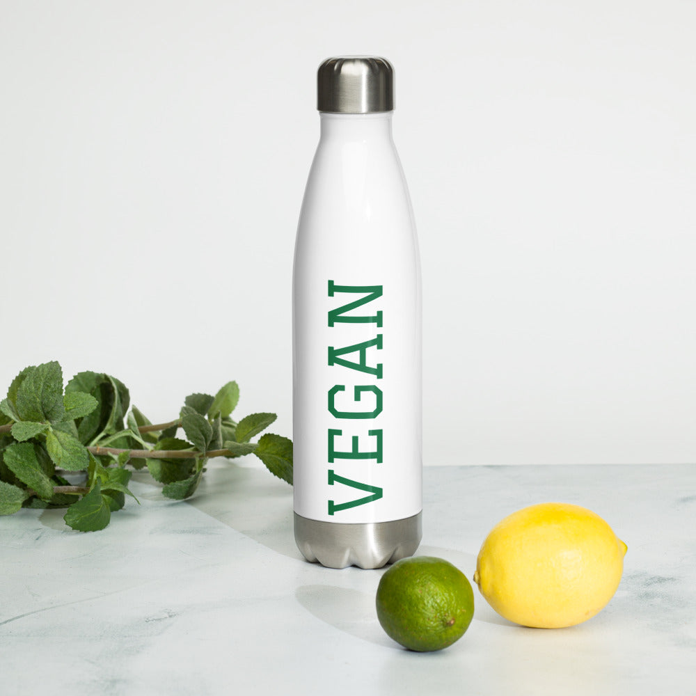 Vegan Stainless Steel Water Bottle