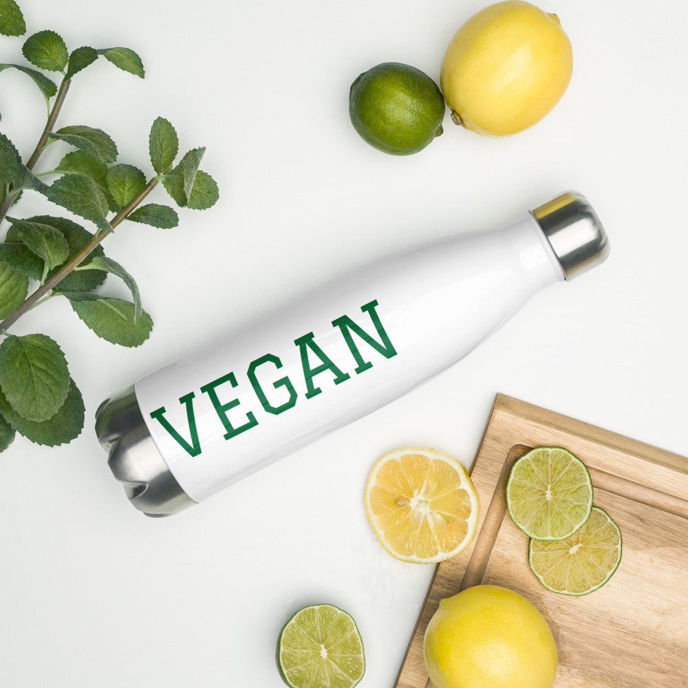 Vegan Stainless Steel Water Bottle