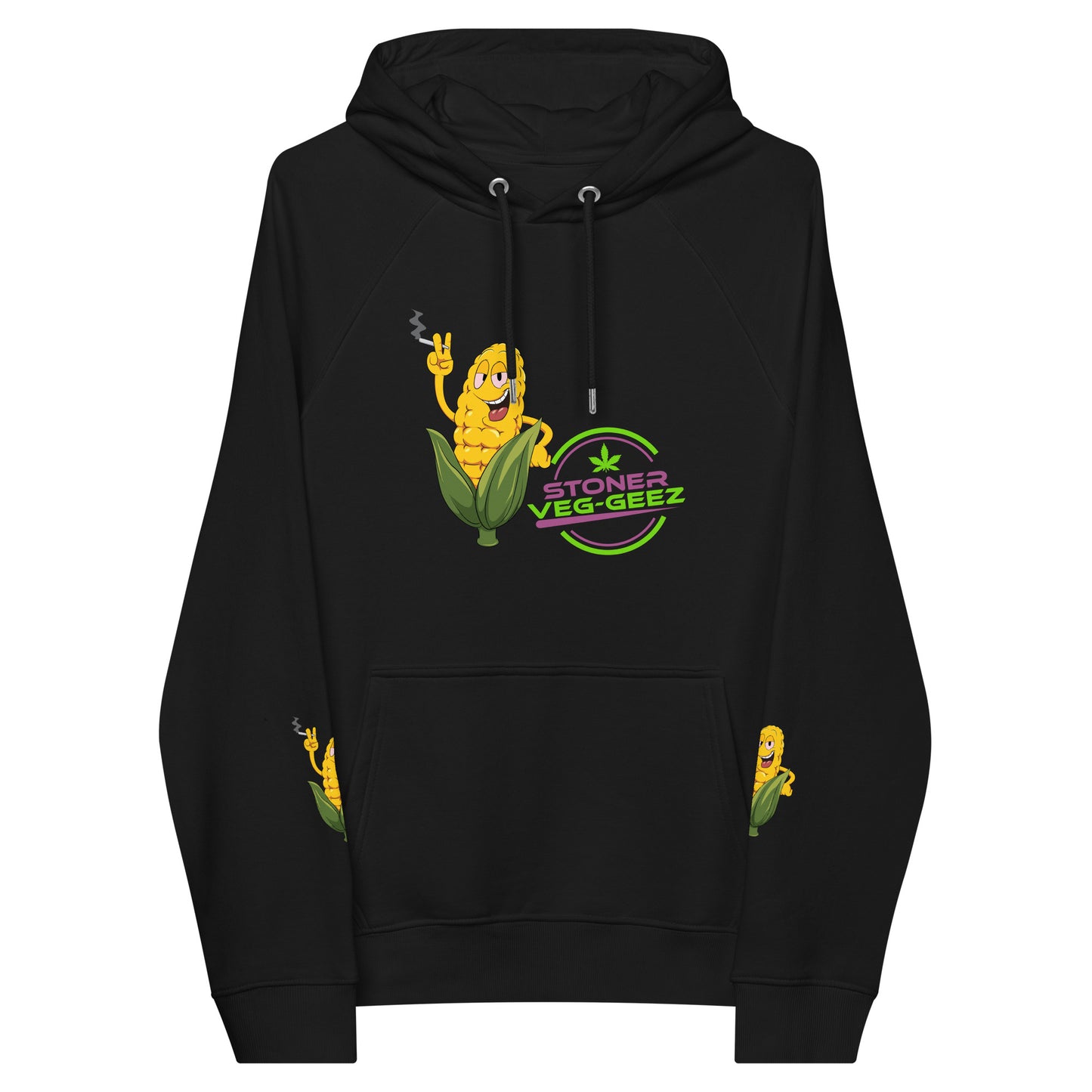 Stoner Veg-geez Corn Eco Hoodie