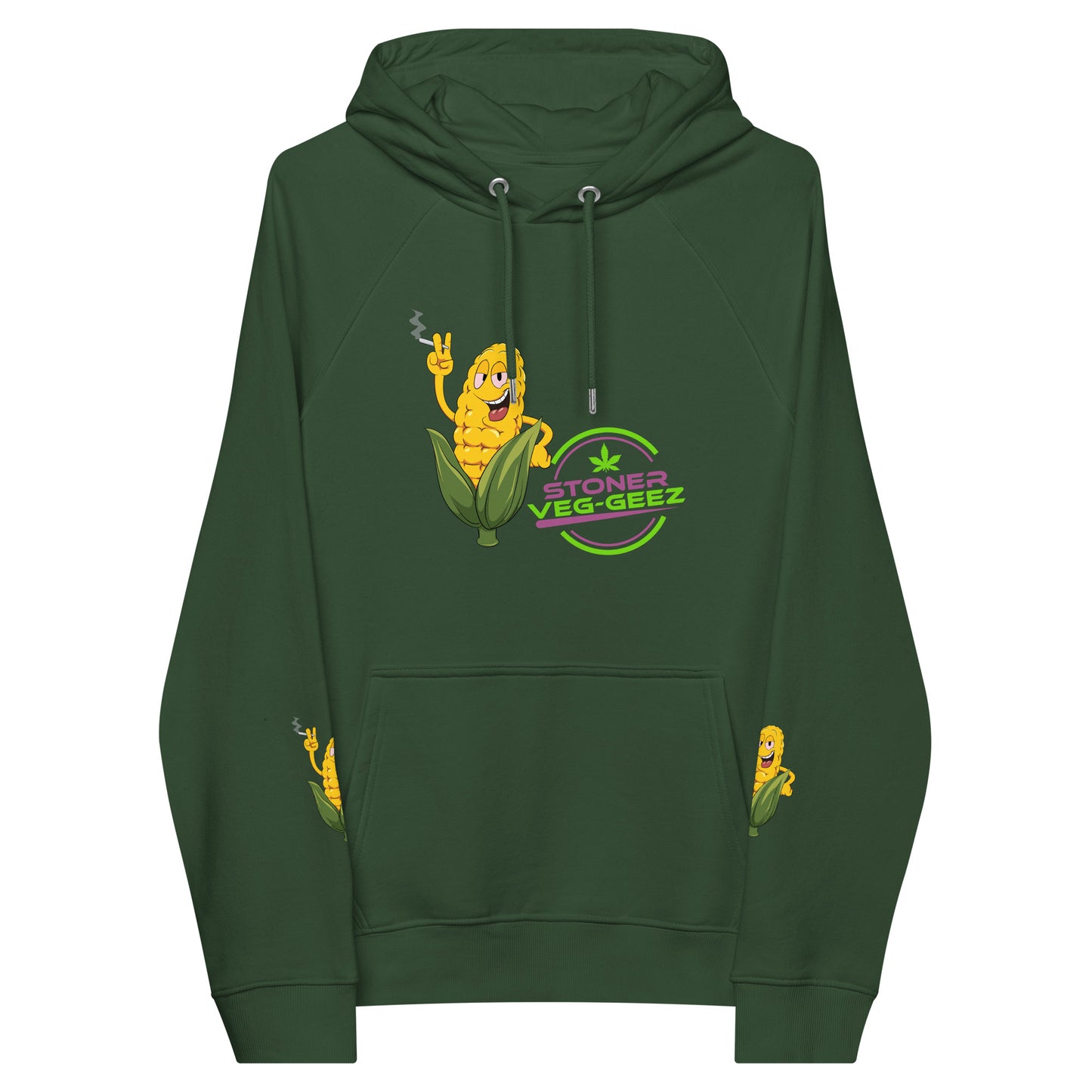 Stoner Veg-geez Corn Eco Hoodie