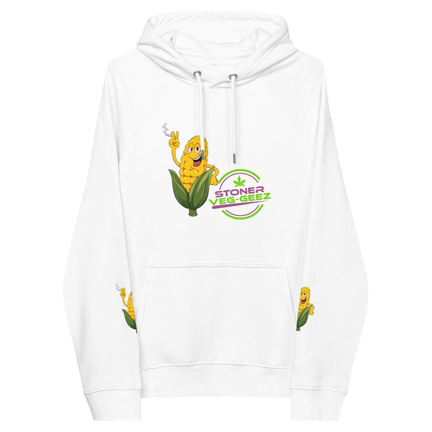 Stoner Veg-geez Corn Eco Hoodie