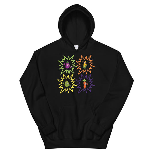 Stoner Veg-geez Explosion Unisex Hoodie