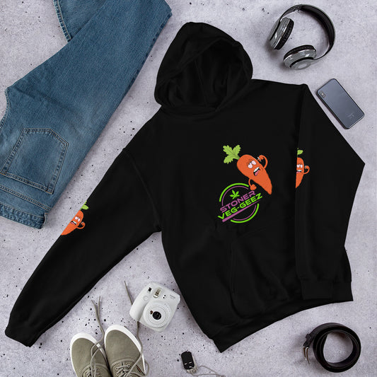 Stoner Veg-geez Carrot Hoodie