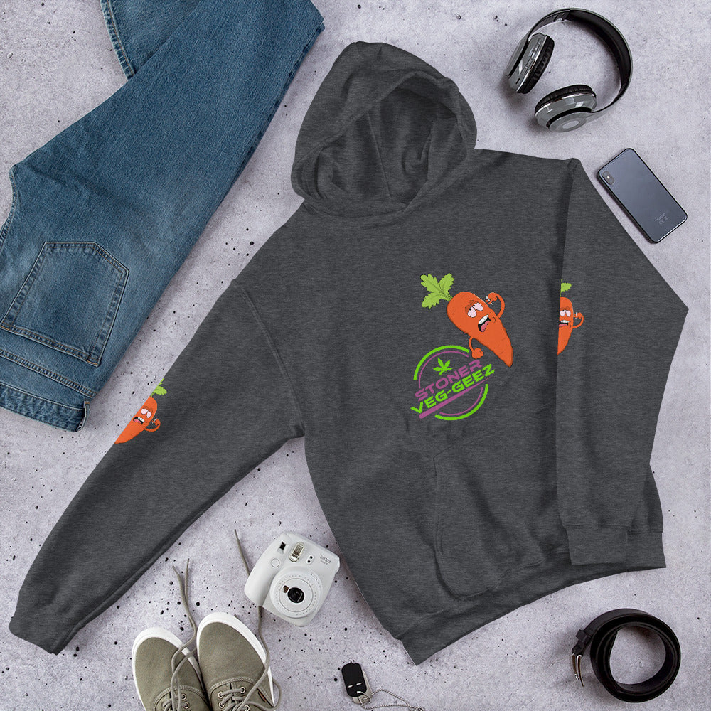 Stoner Veg-geez Carrot Hoodie