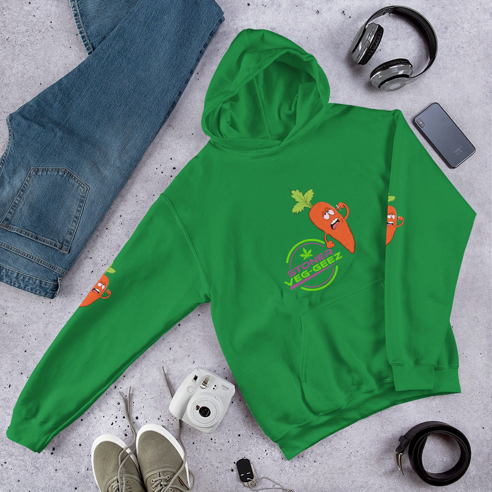 Stoner Veg-geez Carrot Hoodie