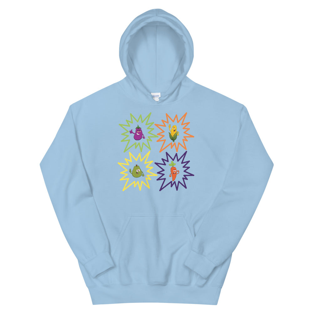 Stoner Veg-geez Explosion Unisex Hoodie