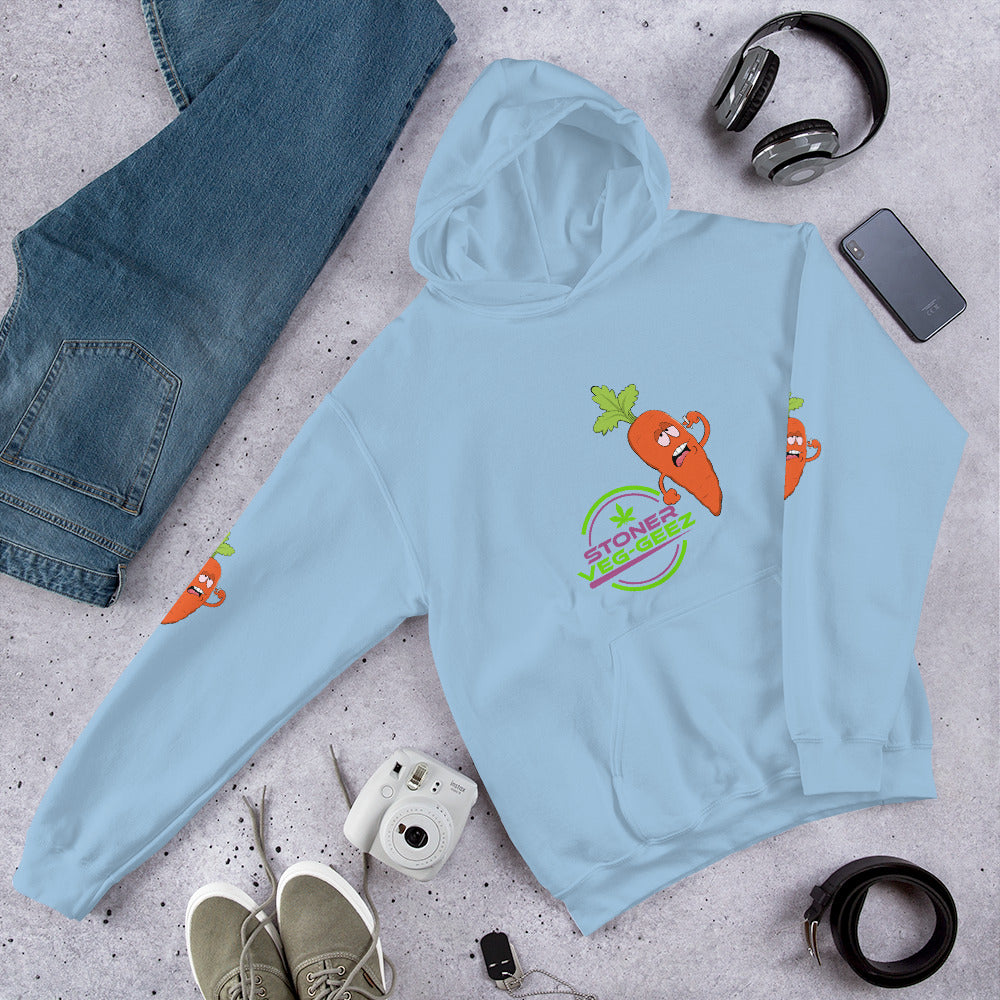 Stoner Veg-geez Carrot Hoodie